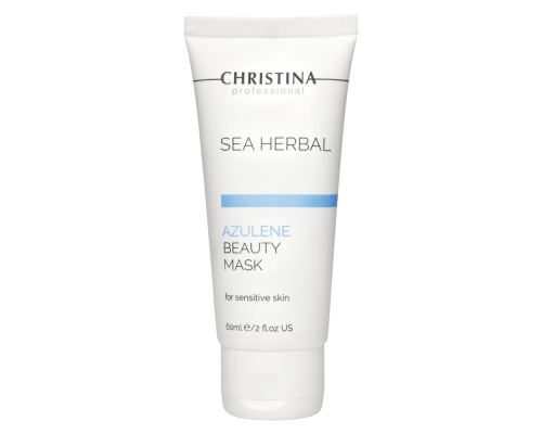 Christina Sea Herbal Beauty Mask Azulene for sensitive skin Маска красоты на основе морских трав для чувствительной кожи «Азулен» 60 мл.