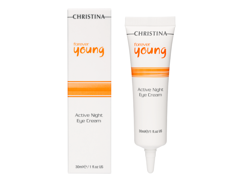  Christina Forever Young Active Eye Night Cream Активный ночной крем для кожи вокруг глаз 30 мл.   Применение